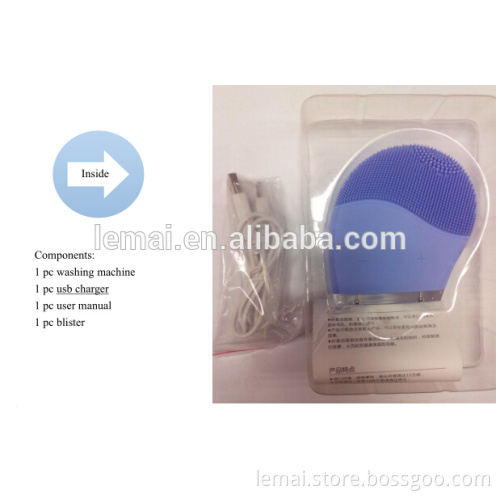 facial cleaning appliance for oily skin deep cleaning soft brush with vibrations